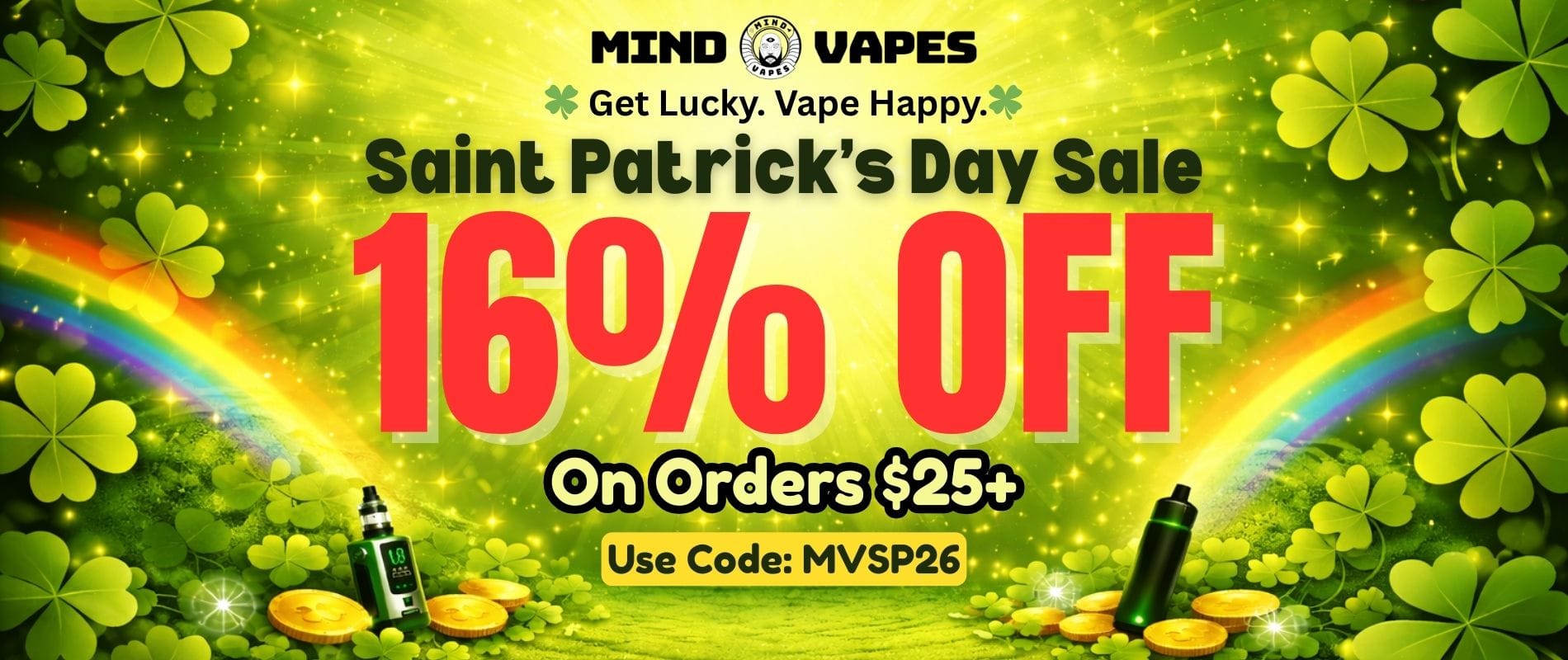 St Patrick's Day Sale 2026 Vape Pens on Sale