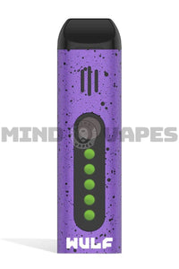 Wulf Mods Flora Dry Herb Vaporizer Purple Black Spatter