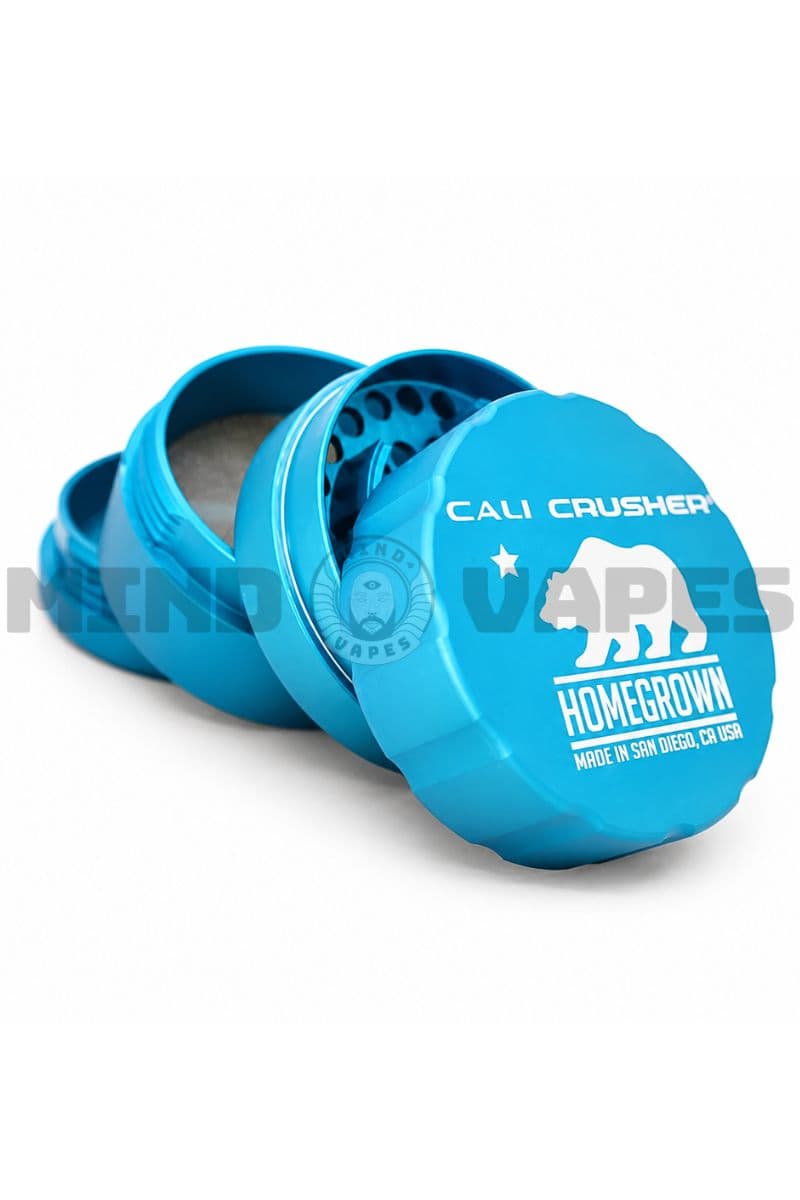 Cali Crusher - Homegrown Pocket 4 Piece Grinder Large / Aquamarine