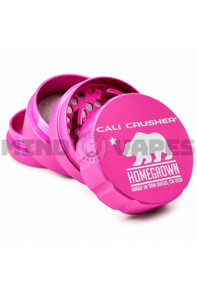 Cali Crusher - Homegrown Pocket 4 Piece Grinder Large / Pink