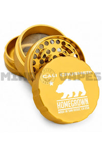 Cali Crusher - Homegrown Pocket 4 Piece Grinder Large / Gold