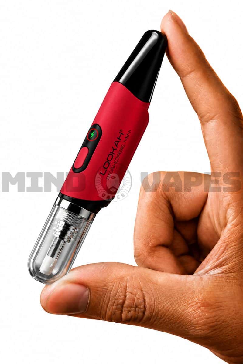 Lookah Seahorse MINI Dab Straw Vape Pen Red