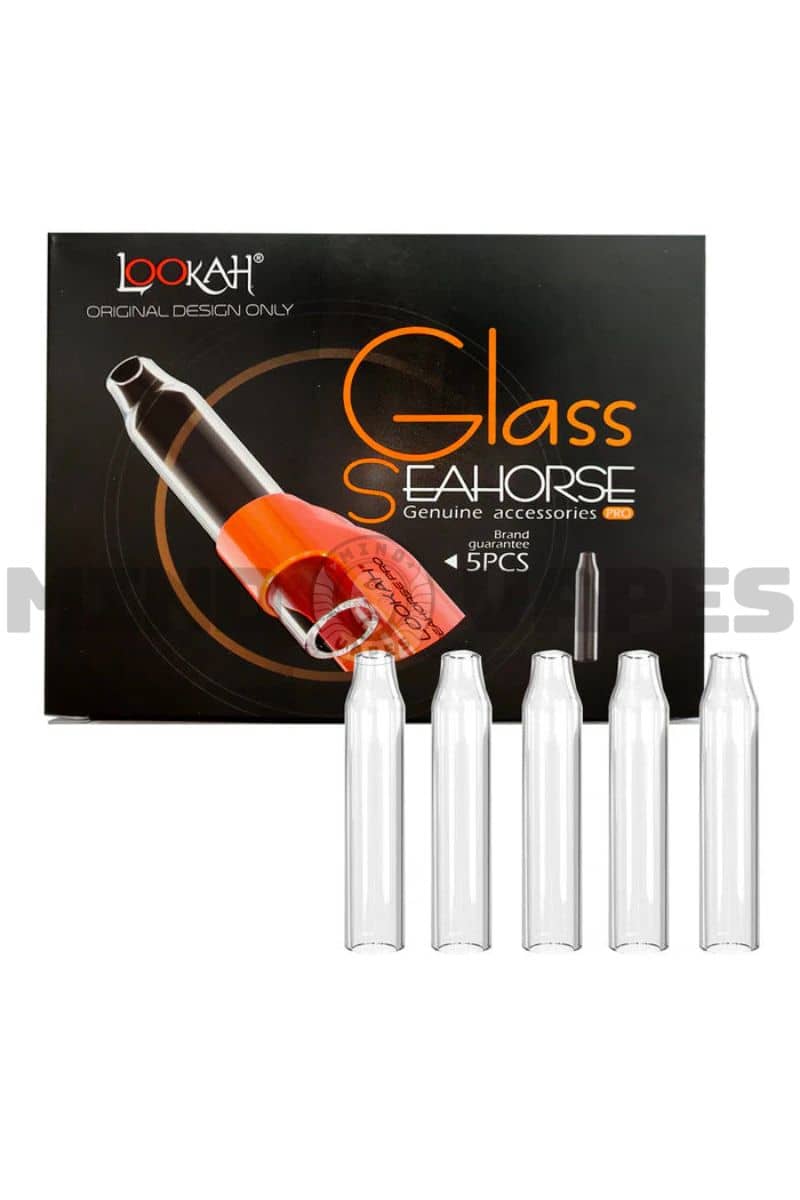 Lookah Seahorse Pro Plus Glass Mouthpiece (2-Pack / 5-Pack) 5 Pack