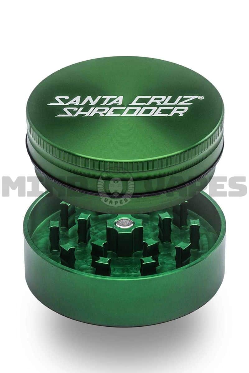 Santa Cruz Shredder - 2 Piece Medium Grinder (2.1 inches) Matte Green