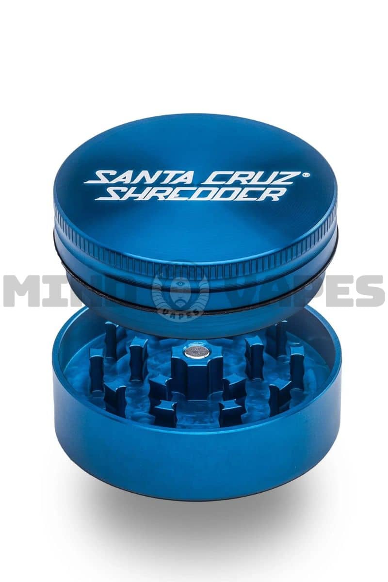 Santa Cruz Shredder - 2 Piece Medium Grinder (2.1 inches) Matte Blue