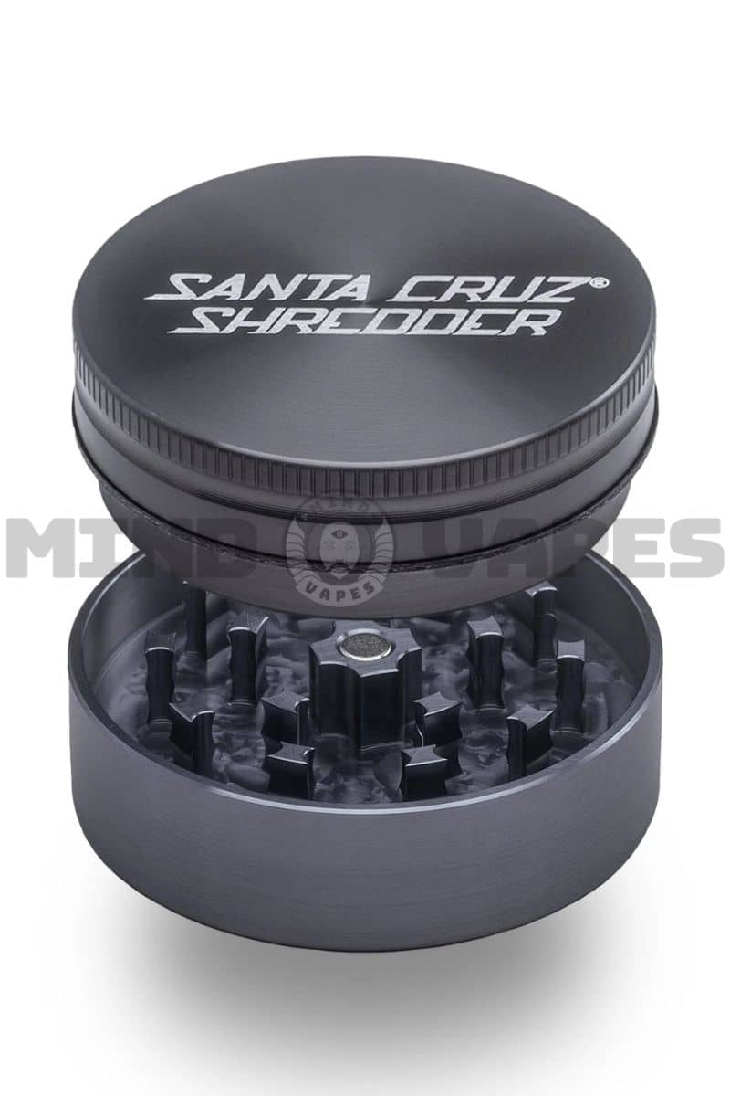 Santa Cruz Shredder - 2 Piece Medium Grinder (2.1 inches) Matte Grey