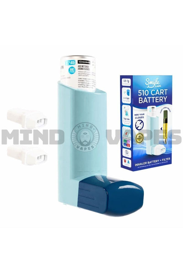 Smyle Labs Inhaler 510 Cart Battery Teal Blue