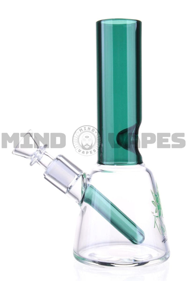 The Kind Glass Mini Monarch Water Pipe Green