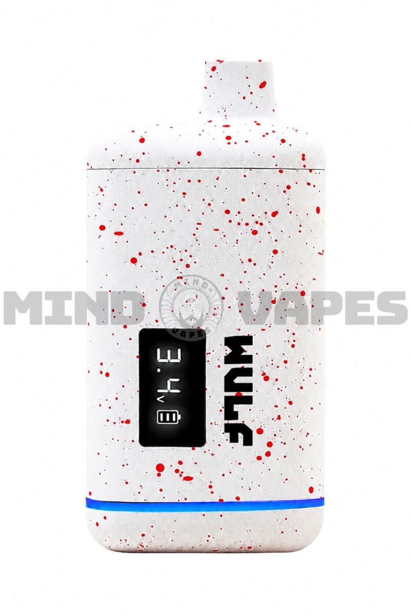 Wulf Mods RECON Discreet Cartridge Battery White Red Splatter
