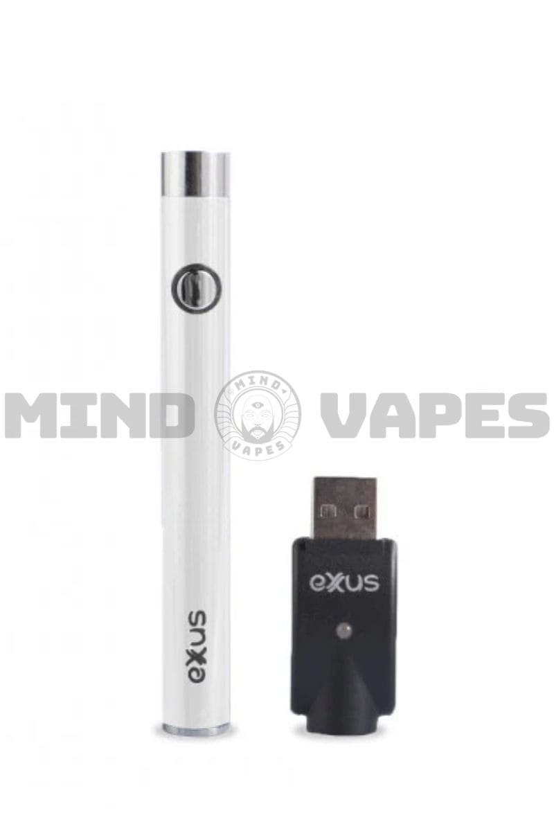 Exxus Slim VV Vape Pen Battery Pearl White