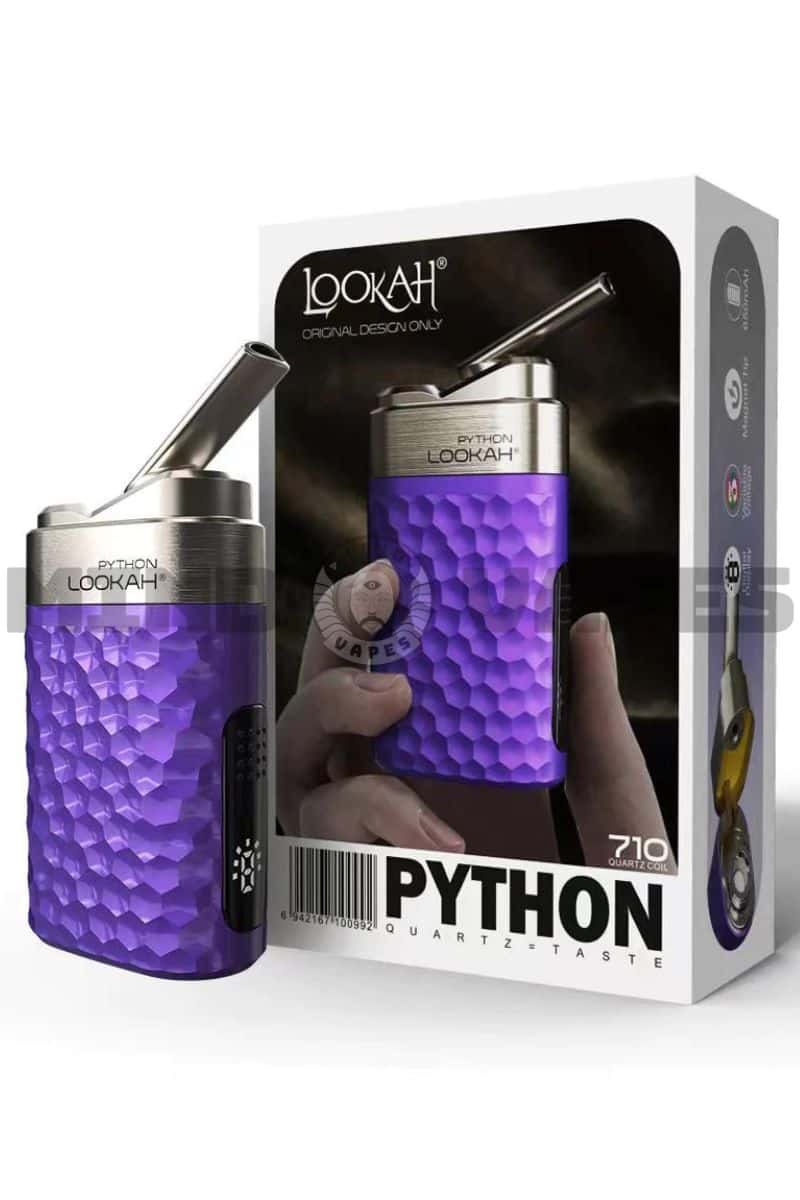 Lookah PYTHON Wax Vaporizer Kit Purple