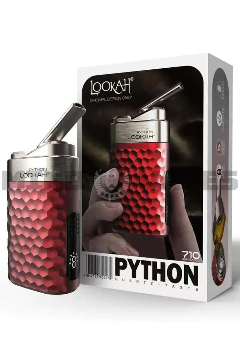 Lookah PYTHON Wax Vaporizer Kit Red