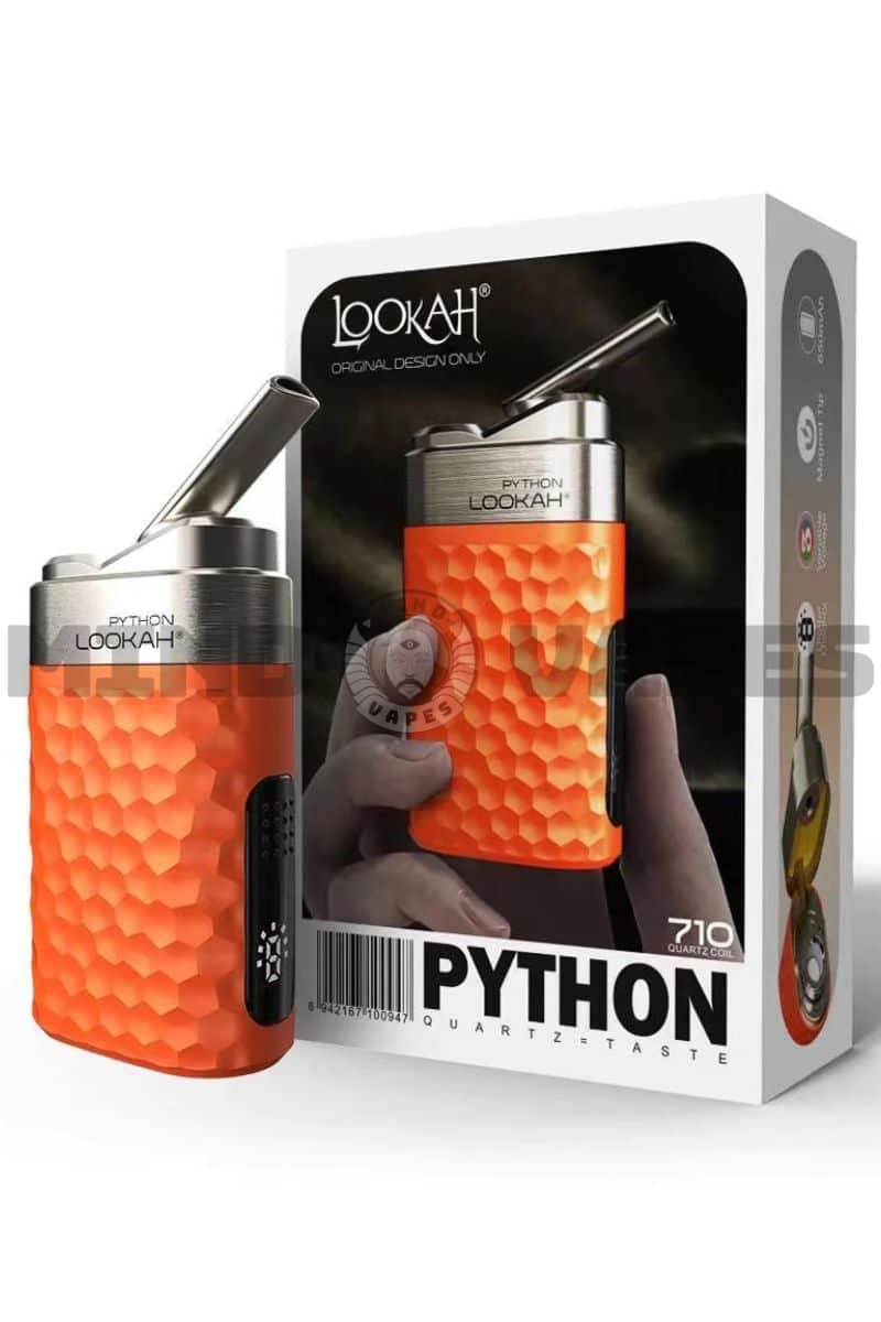 Lookah PYTHON Wax Vaporizer Kit Orange