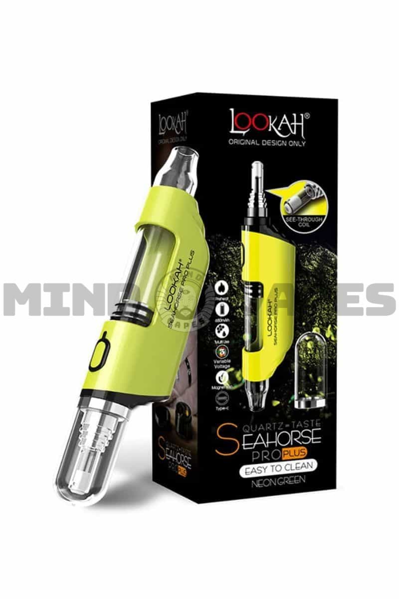 Lookah Seahorse PRO PLUS Dab Pen E-Nectar Collector Neon Green