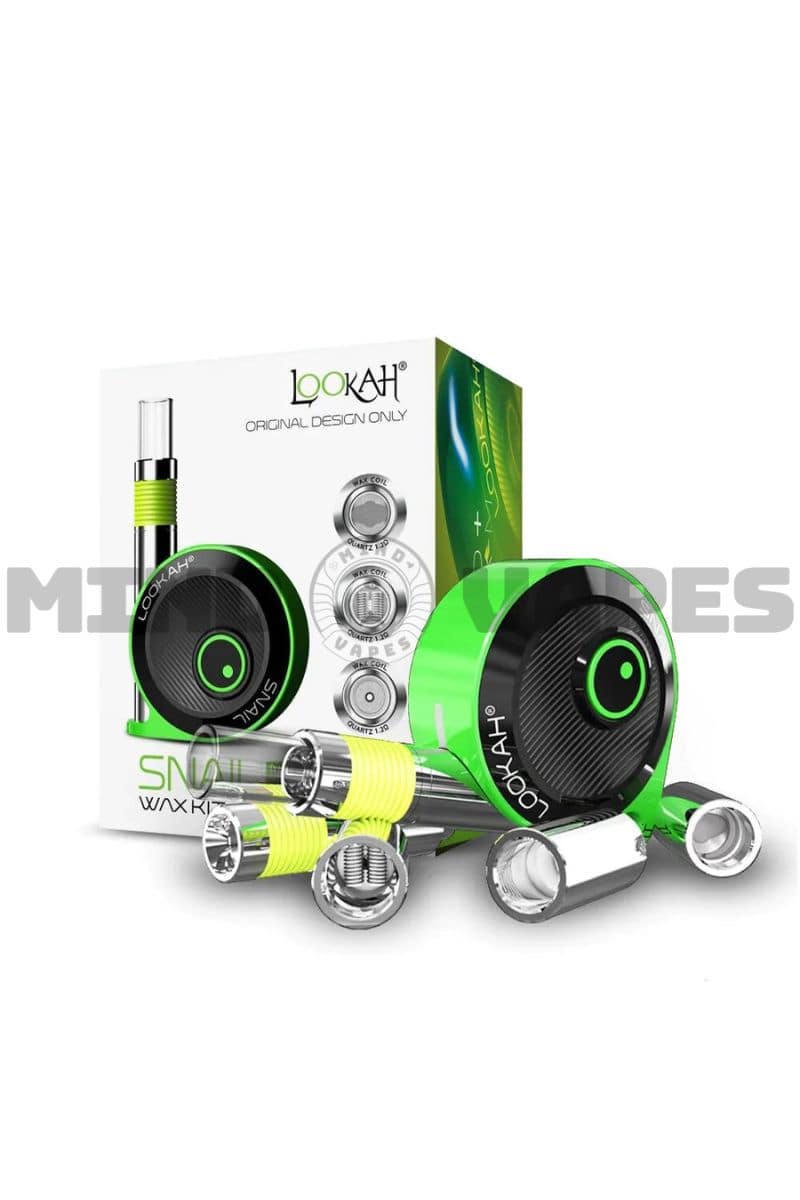 Lookah Snail 2.0 Wax Bundle Vaporizer Kit Green