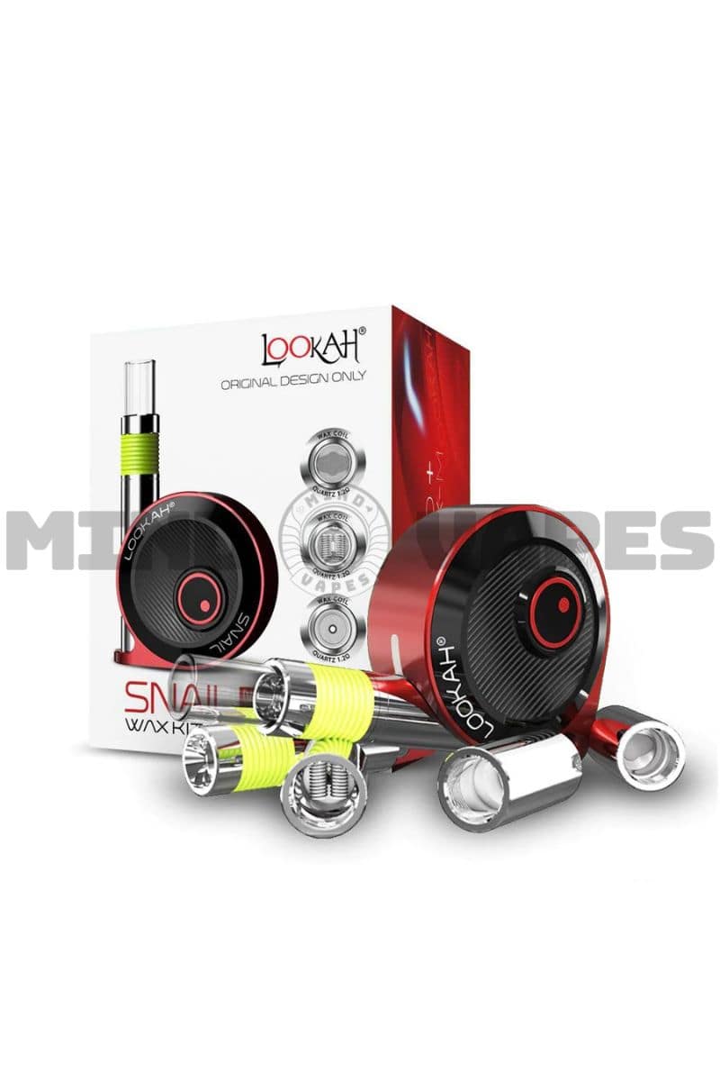 Lookah Snail 2.0 Wax Bundle Vaporizer Kit Red