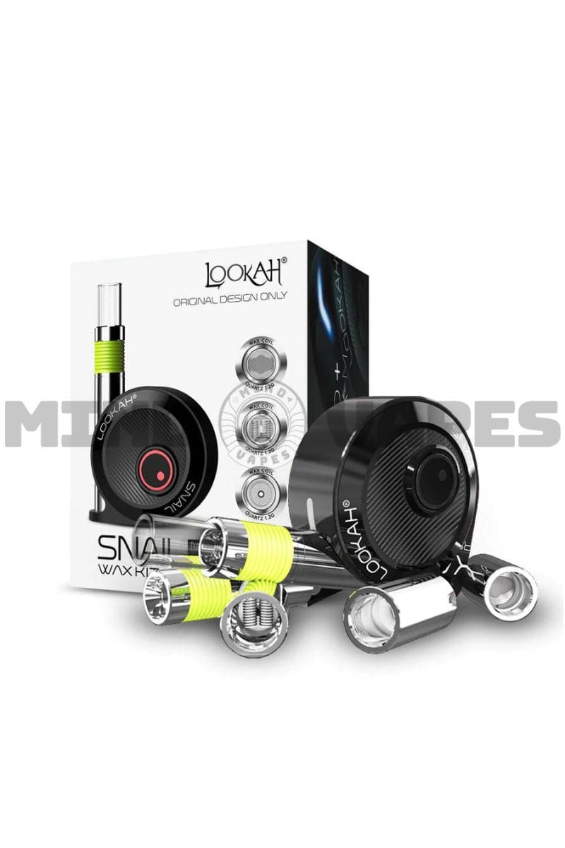 Lookah Snail 2.0 Wax Bundle Vaporizer Kit Black