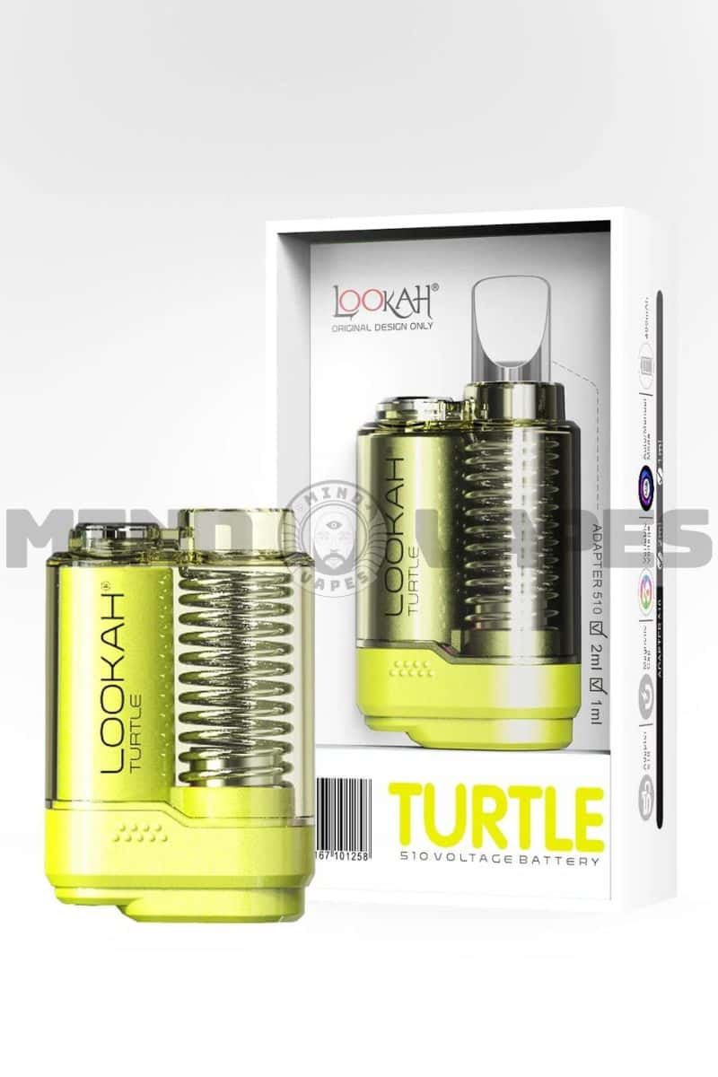 Lookah TURTLE 510 Thread Vape Battery Neon Green