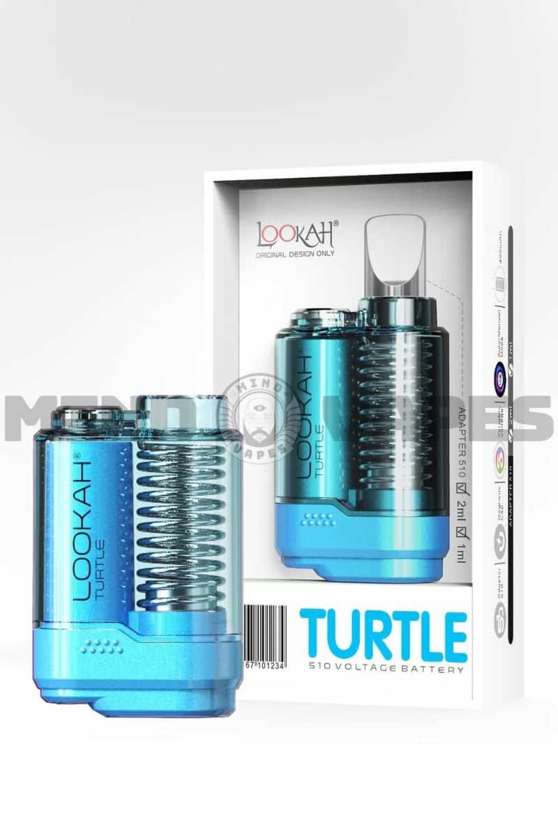 Lookah TURTLE 510 Thread Vape Battery Blue