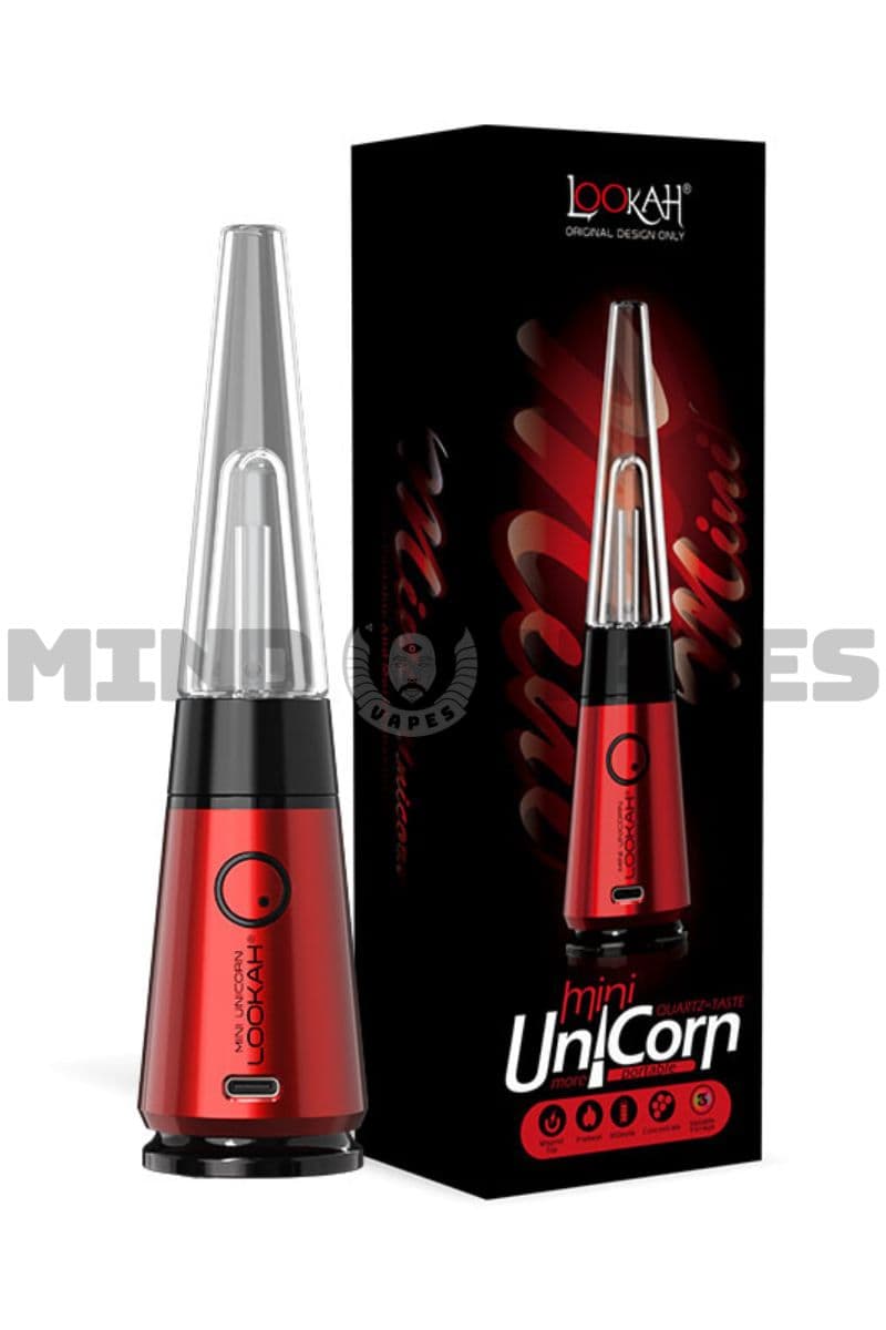 Lookah Unicorn Mini Electronic Dab Rig Red