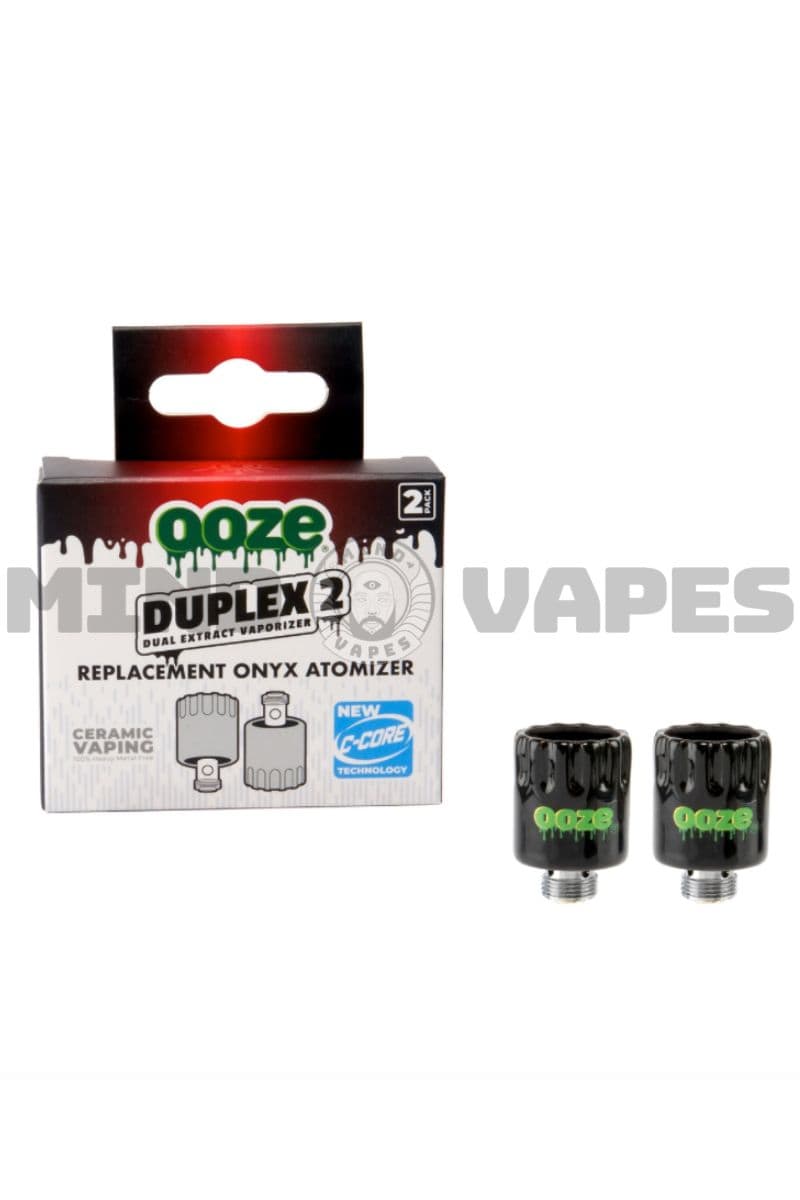 Ooze Duplex 2 Onyx Atomizer Pack of 2