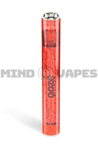 Ooze Slim Clear Series Vape Pen Battery Ruby Red