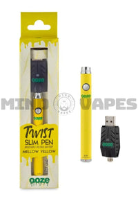 Shop Ooze Slim Twist Pen 2.0 Vape Battery – Mellow Yellow Online