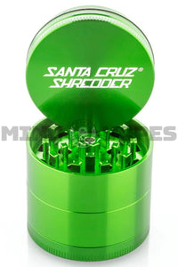 Santa Cruz Shredder - 4 Piece JUMBO Dry Herb Grinder Green