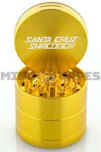 Santa Cruz Shredder - 4 Piece JUMBO Dry Herb Grinder Gold