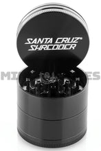 Santa Cruz Shredder - 4 Piece JUMBO Dry Herb Grinder Black