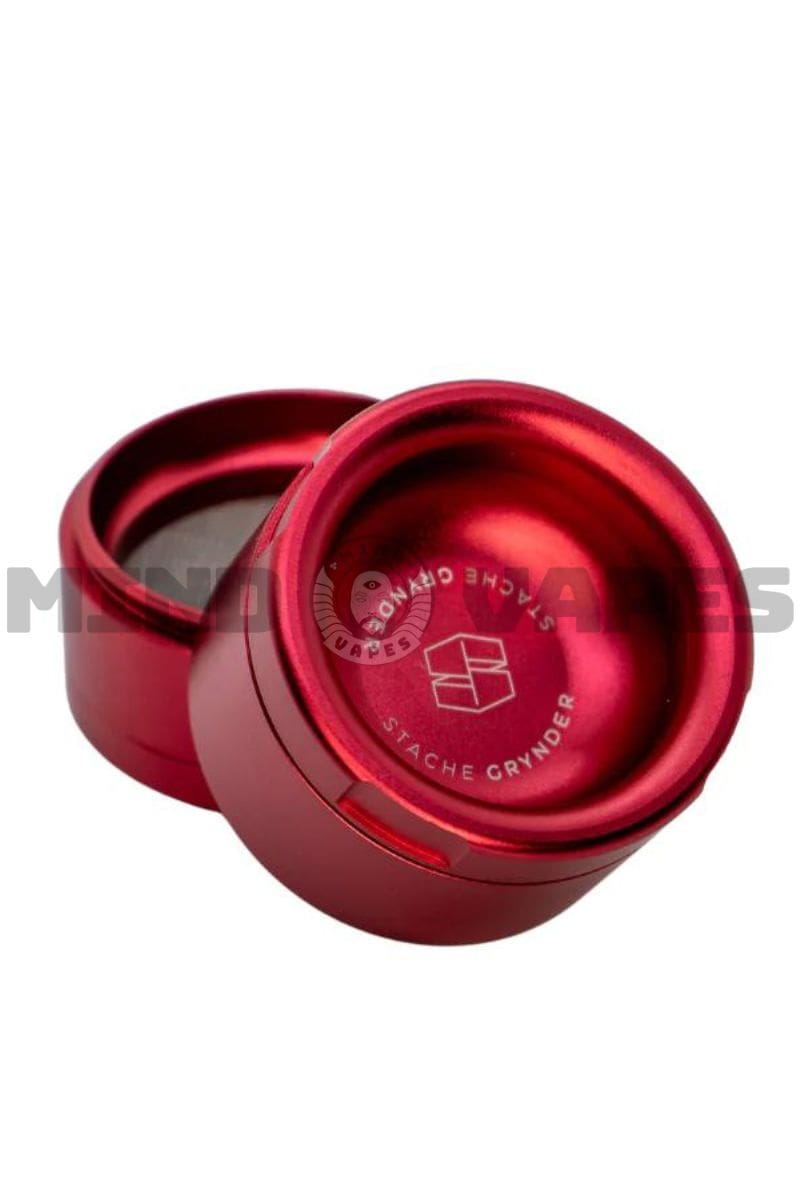 Stache Products - GRYNDER 4 Piece Dry Herb Grinder N.Y.A.G. Red