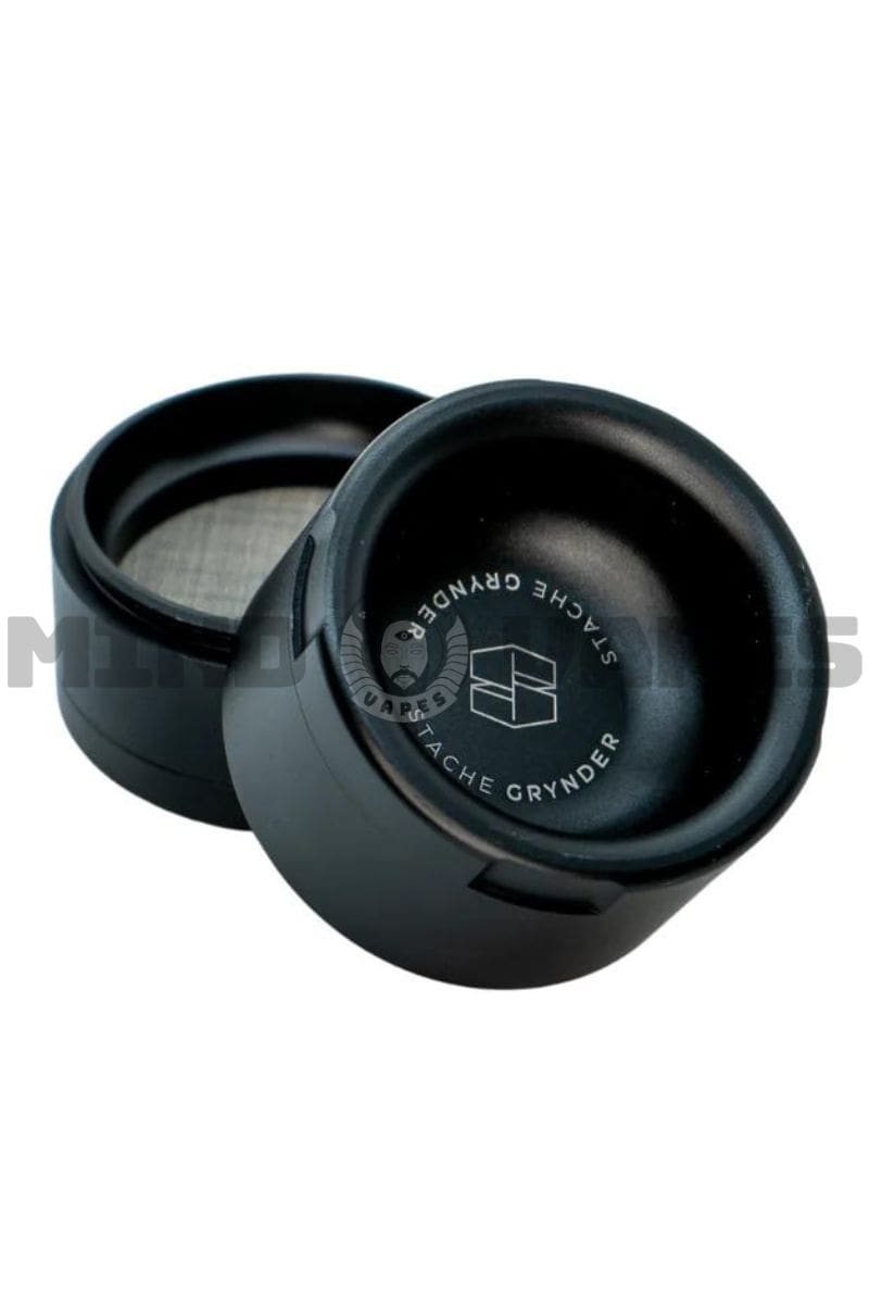 Stache Products - GRYNDER 4 Piece Dry Herb Grinder N.Y.A.G. Black