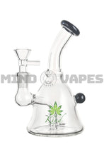 The Kind Glass 6 inch Mini Bong Dab Rig Black
