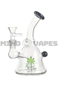 The Kind Glass 6 inch Mini Bong Dab Rig Black