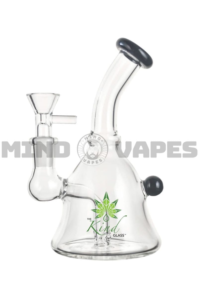 The Kind Glass 6 inch Mini Bong Dab Rig Black