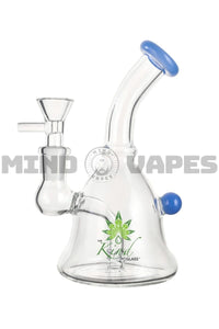 The Kind Glass 6 inch Mini Bong Dab Rig Blue Jade