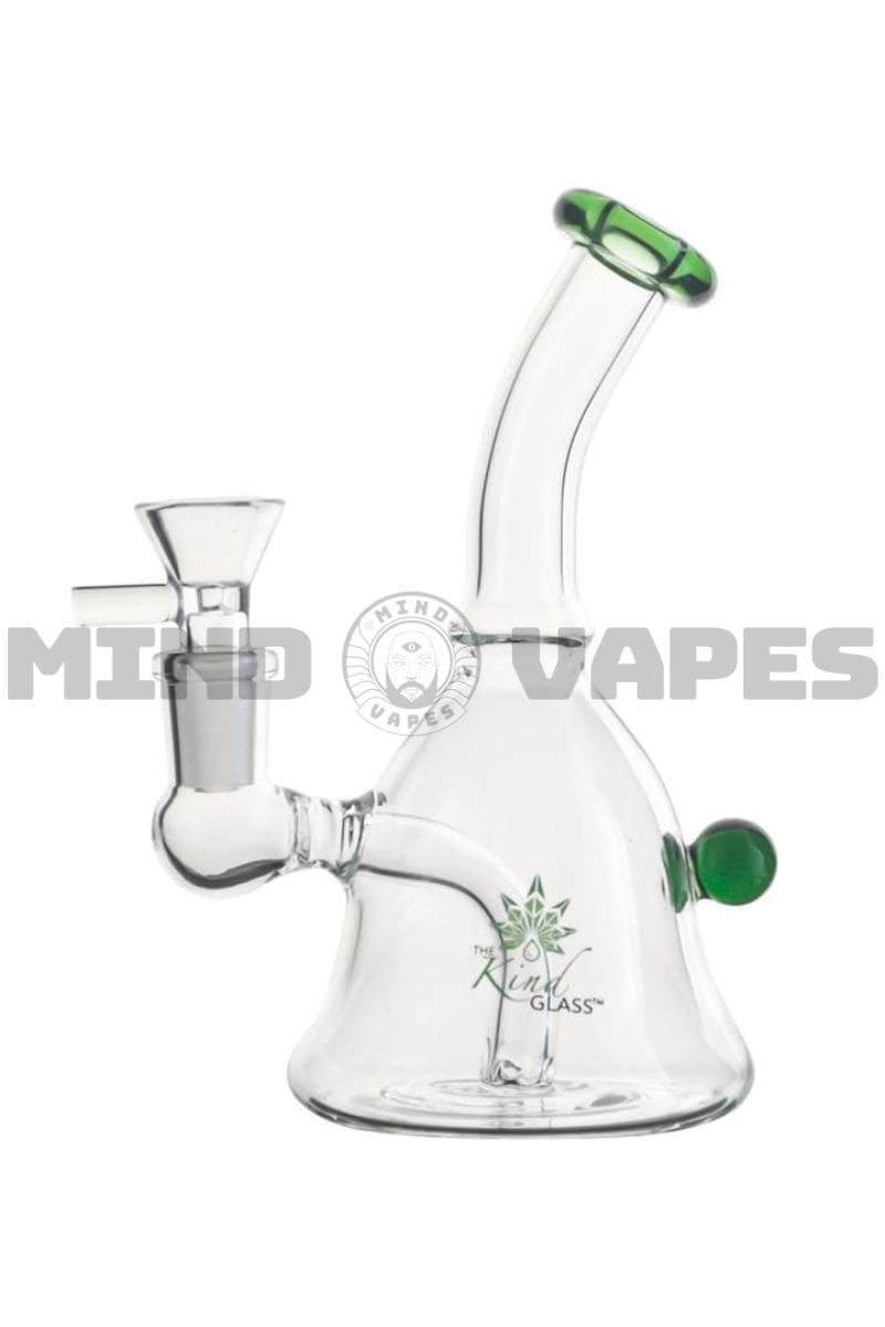 The Kind Glass 6 inch Mini Bong Dab Rig Green