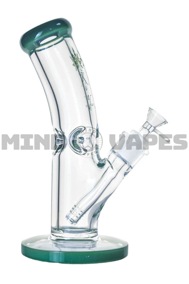 The Kind Glass 9mm Clear Glass with Bent Neck Tube Bong