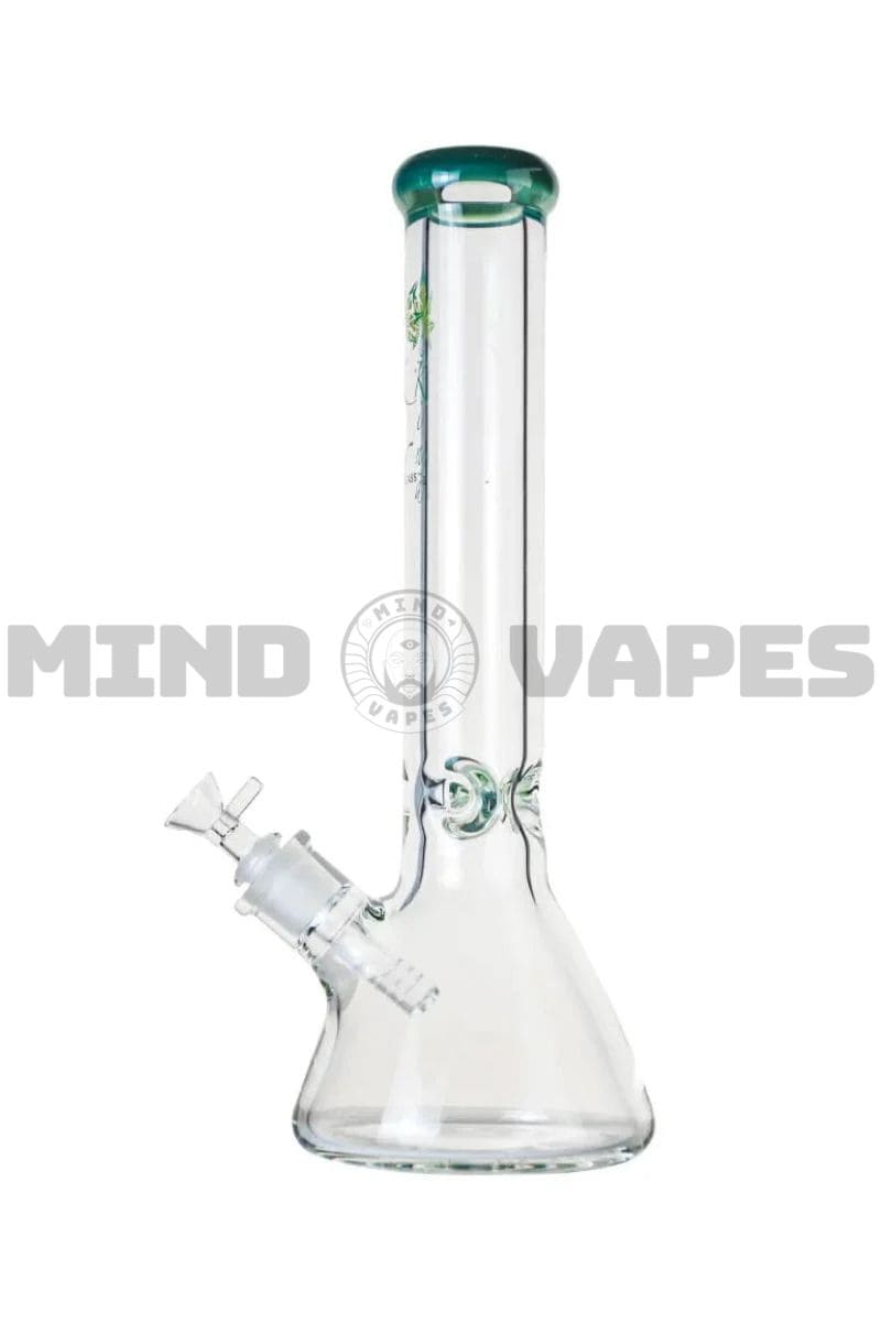 The Kind Glass 9mm Straight Neck Beaker Bong 14 Inch