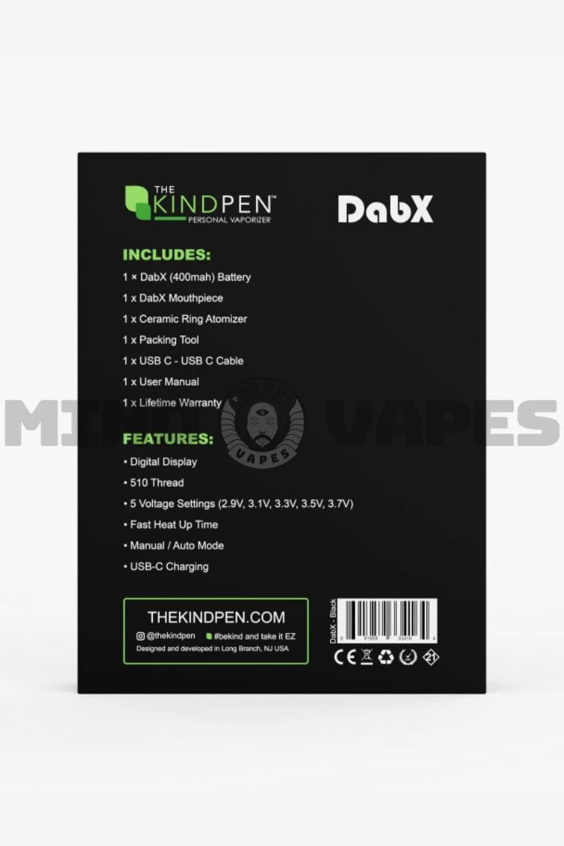 The Kind Pen DabX 2 in 1 Wax and 510 Vape Battery