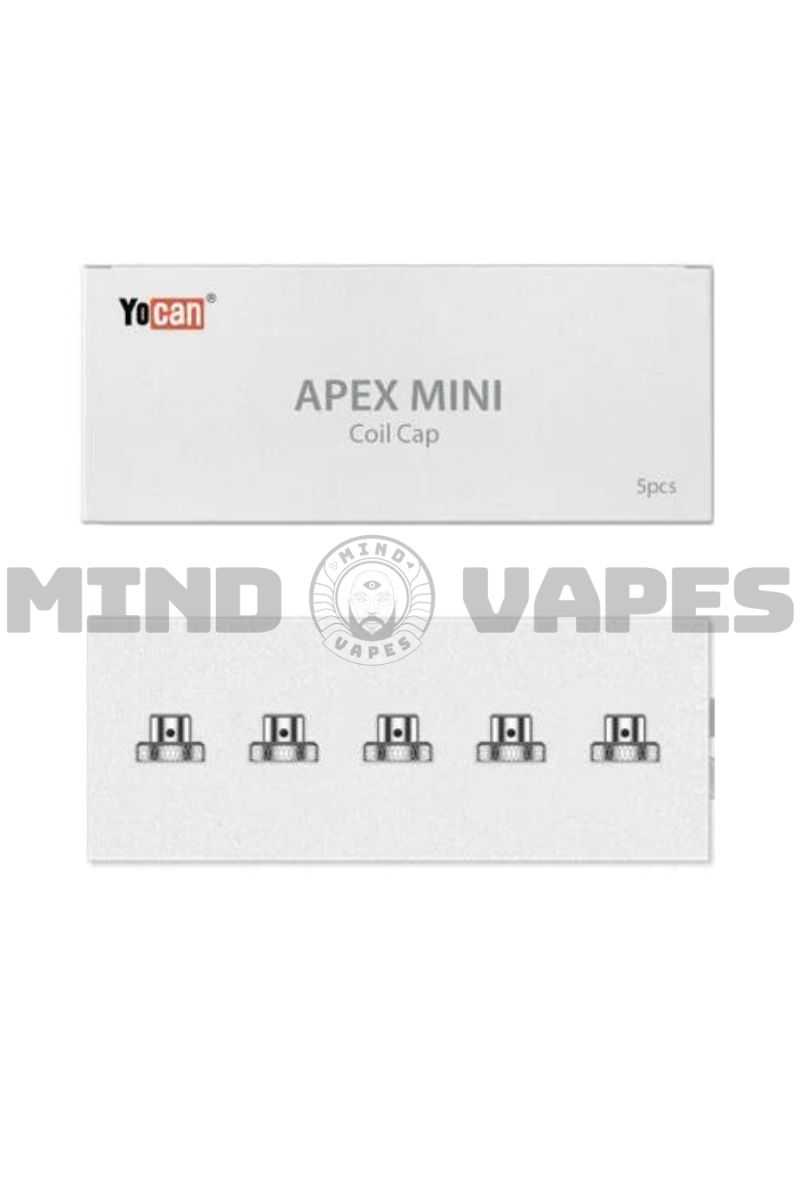 The Yocan Apex Mini Coil Caps (5-Pack)