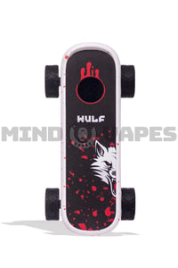 Wulf Mods Deck Skateboard Cart Battery White Red Spatter