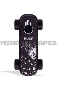 Wulf Mods Deck Skateboard Cart Battery Black White Spatter
