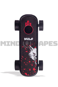 Wulf Mods Deck Skateboard Cart Battery Black Red Spatter