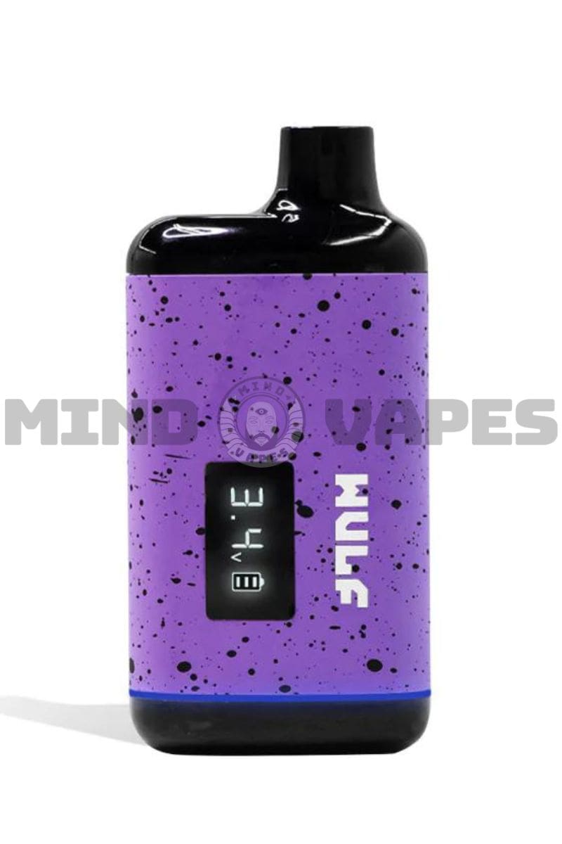 Wulf Mods RECON Discreet Cartridge Battery Purple Black Splatter