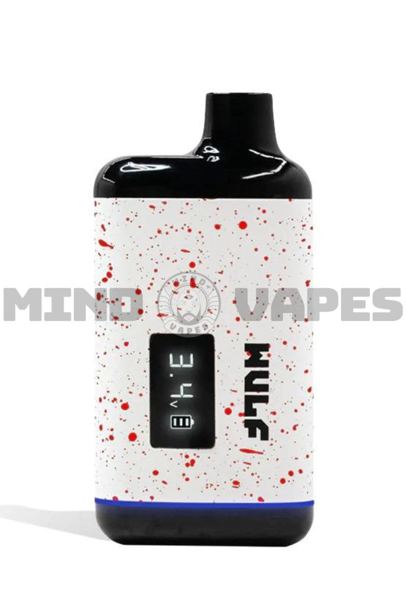 Wulf Mods RECON Discreet Cartridge Battery White Red Splatter