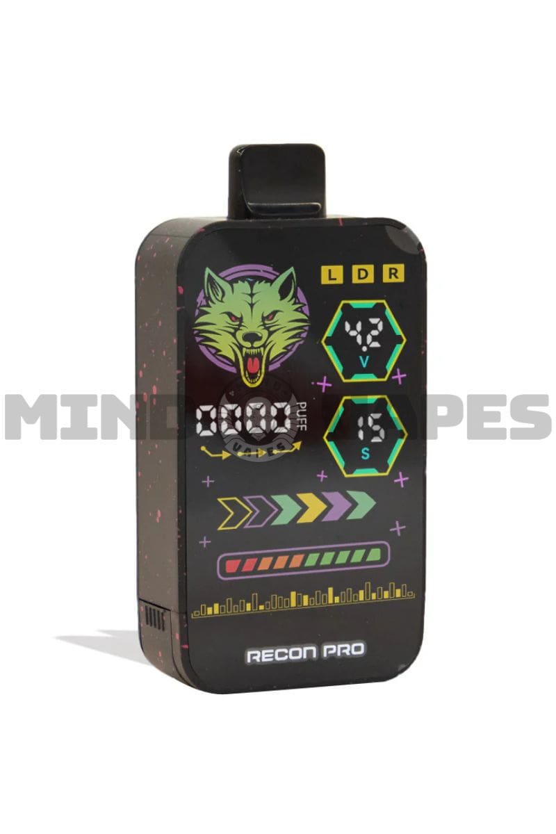 Wulf Mods Recon PRO Dual Cartridge Battery Black Red Splatter