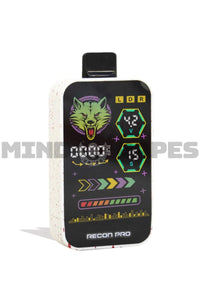 Wulf Mods Recon PRO Dual Cartridge Battery White Red Splatter