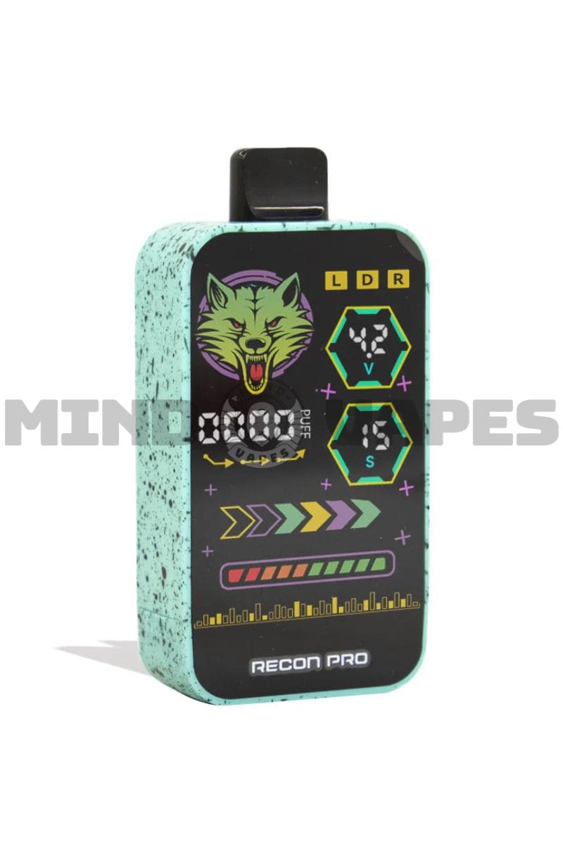 Wulf Mods Recon PRO Dual Cartridge Battery Teal Black Splatter