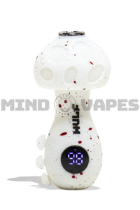 Wulf Mods TRYP Mushroom Vape Pen Battery White Red Spatter